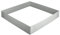 IRKA Grabeinfassung Metall Alu/Zink Urnengrab Grabumrandung Grabmal 4 x 1m + 4 Ecken