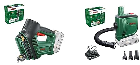 Bosch Bosch elektrische Luftpumpe/Luftkompressor UniversalPump 18V & pumpe/Luftpumpe für Luftmatratze EasyInflate 18V-500 (ohne Akku; 18 Volt System; zum Aufblasen und Entleeren; im Karton)