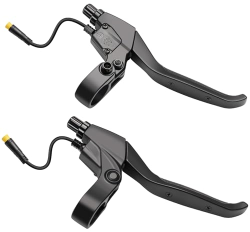 E-Mangue Levier de frein électrique pour vélo BAFANG, 1 paire de poignées de guidon pour moteur BBSHD BBS01B BBS02B, 19.6 Inch Wire & Waterproof Interface