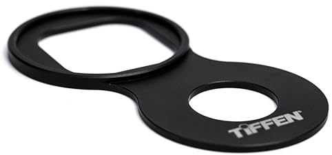 Tiffen 58 mm Filterhalterung für iPhone 14/15 Pro - MagSafe Montage, Aluminium Rahmen, Schwarz