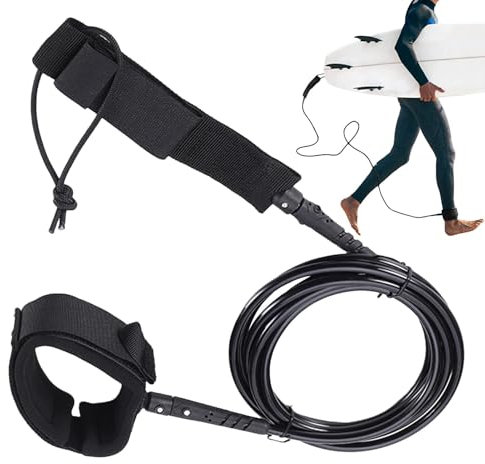 Generisch Bodyboard-Leine, Paddle-Board-Gurt,Paddle-Boards Leine Surfbrett Fußseil | Stand-Up-Paddleboard-Leine für Surfbretter, Paddleboards, Wakeboards