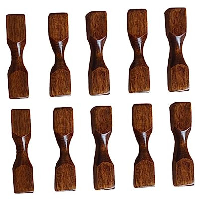 HOLIDYOYO Essstäbchenhalter Holz Kreativer Hantelform Essstäbchenablage Tischgeschirr Ständer Für Essstäbchen Löffel Gabel
