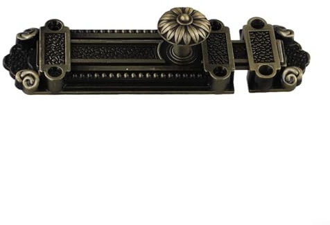 Serratura di sicurezza in lega di zinco per finestre e porte in legno dal fascino estetico classico (verde antico)