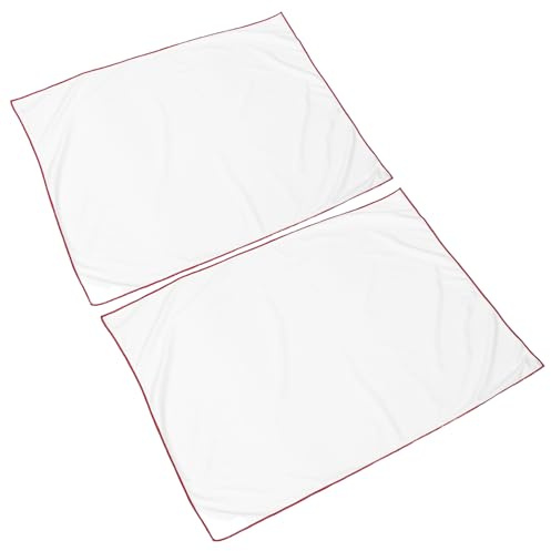 BESPORTBLE 2pcs Lint Microfiber Polishing Cloths for Glassware Large Drying Towels for Wine Glasses Stemware Camera Lenses Durable Washable Reusable Cleaning Rags