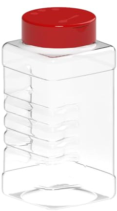 Rub´n Hood I 2x Gewürzgläser mit Streudeckel I 1000 ml I Süßigkeitenglas I transparente Kunststoff-Aufbewahrungsbehälter mit Deckel I Gewürzschublade I Organizer mit Gläsern I Vorratsdosen mit Deckel