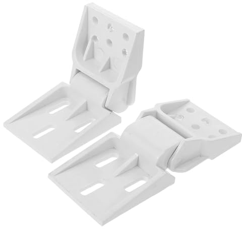 Lot De 2 Charnières De Rechange En Plastique For Réfrigérateur, Congélateur Coffre De Cuisine, Pliables Et Réglables