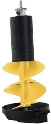 ZYGPH Trivella per Ghiaccio, Accessori per la Pesca sul Ghiaccio, Robusta trivella per Ghiaccio, per la Pesca sui Laghi, attività all'aperto, Sport Invernali, 50 cm, Giallo