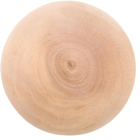 ERINGOGO Unfertige Holz Endkappe 9,9cm aus Massivholz Dekorative Bettpfosten und Treppenaufsätze für Selbstgemacht Möbel Lampen und Heimdekoration