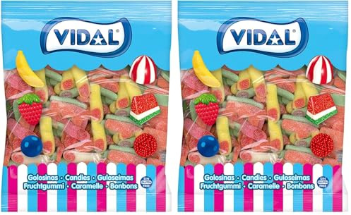 Vidal Dedos Pica Golosina - 1000 gr (Paquete de 2)