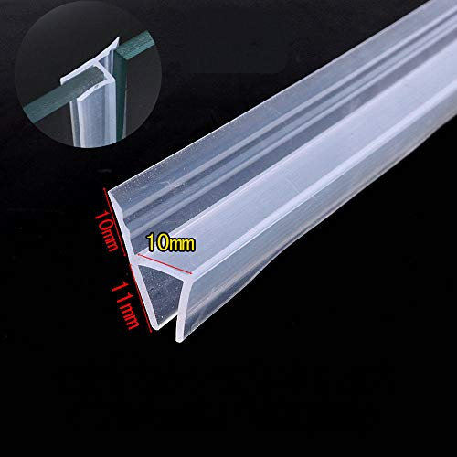 Guarnizione Per Balcone In Vetro Da 10 Mm Con Guarnizione In Silicone Per Box Doccia H 3 / 5M-Trasparente_3M