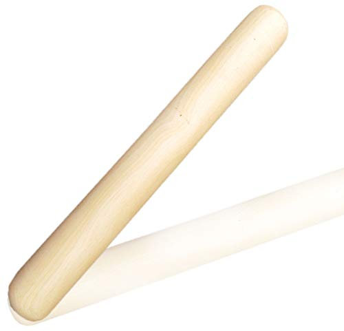 BAIYAN Redwood Tai Chi Kungfu Lineal,Traditionelle Chinesische Tai Chi Qigong Wushu Shaolin Lineal Stick,Handtrainer Greifkraft Stick,Trainingsgerät Stab NatürlichAsh wood-40 * 3.5cm