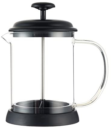 ZYWUOY Prensa francesa Cafetera 600ml,Acero inoxidable 304,Vidrio de borosilicato alto