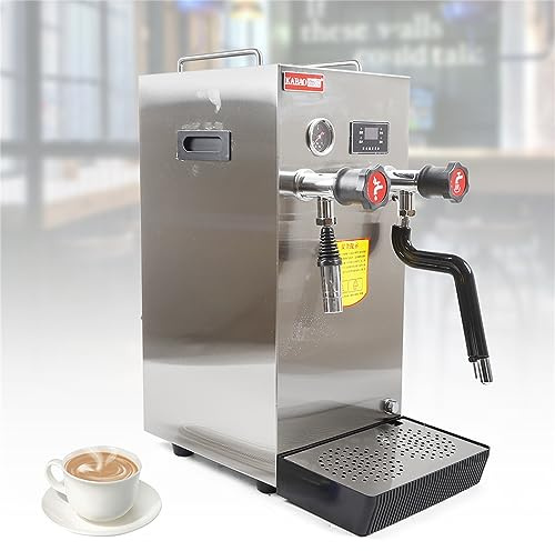 LIYUANJUN 8L/2.1 Gallon Milk Frother, Commercial Milk Foam Frother Steam Water Boiling Machine with an Induction Suction Booster Pump, Electric Milk Foam Maker for Tea/Coffee Shop Hotel Bar