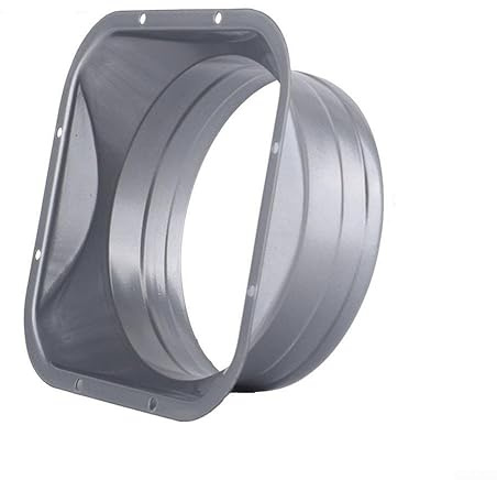 Metall Flansch Luftbelüftung, Rohrkupplung Flansch, Flansch Rohr Luftbelüftungsschlauch Anschluss Auspuffrohr, Vierkantrohr Flansch, 250mm