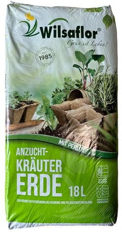 JSM - Wilsaflor® Anzucht- und Kräutererde + Perlite 2 x 18 L