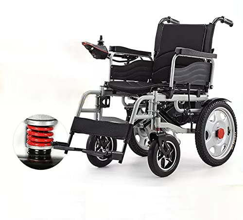 Elektrisk rullstol All Terrain Folding Up elektrisk rullstol för seniorer 500 W motor, anti-tippning 360° Joystick motoriserad rullstol