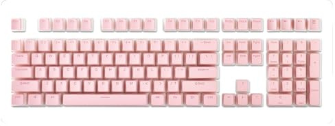 Pudding KeyCaps - Bakgrundsbelyst skiftnyckel | Mekaniska tangentkåpor | PBT lyser genom KeyCaps | Estetisk Streamer Board Ersättningsmaterial och samling