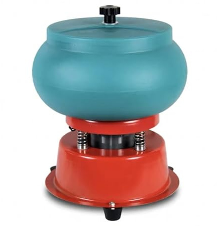 Buratto Vibrante, Lucidatura A Vibrazione Di Gioielli, Lucidatura A Tamburo, Lucidatura A Smerigliatura, Macchina For La Fabbricazione Di Utensili Facile Da Usare(10 inch)