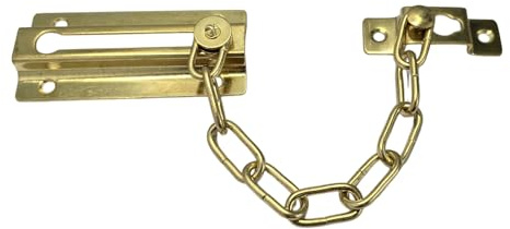 cyclingcolors limitador de apertura de puerta con cadena protección apertura parcial cierre de seguridad, latón