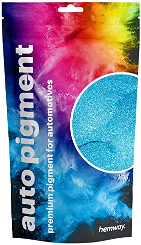 Hemway Auto Pigment Metallic Ocean Blue 100g, Premium Automotive Powder Pigment for Custom Auto Paint & Coatings, for Car, Motorbike, Truck, Vehicles