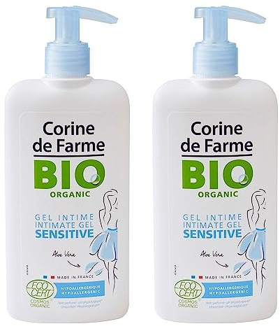 CORINE DE FARME Unisex Organic Sensitive Bio ORGANISCHES Gel INTIMA EMPFINDLICH 250ML, Negro, Standard