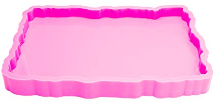Große Silikon-Formen für Tablett, glatte Spiegeloberfläche, dicke Platte, Formen, Serviertablett, Form für Epoxidharz, Gießformen, DIY, Heimdekoration, Handwerk, 31213 cm