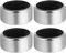 LATRAT 4 piezas de acero inoxidable antigoteo para botellas de vino, reutilizables, a prueba de fugas, vertedor de vino, accesorios para bar, restaurante, hogar