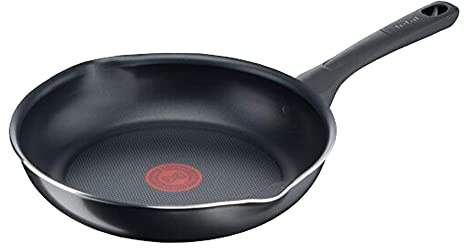 Tefal B5580823 Day by Day 32cm Frying Pan, Titanium Non-Stick Coating, Thermo Signal, Easy Cleaning, Black