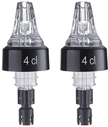 Westmark 2 Dosificadores/medidores, Porcionador, Dosificación por vertido: 4 cl, Plástico, Auto-Pour, Transparente, 994022EG