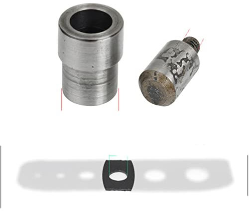 Emporte-pièce en métal et œillets pour perforer à la main, presse, outil pour vêtements et maroquinerie - 14 mm