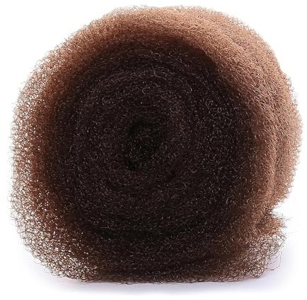 TSB Hair Filler, Brown – Extra Large Hair Sponge for Updos, Hair Padding & Hair Donut, Volume Bump Tool – Bun Maker - Perfect for Brides, Performers & Thin Hair – All-Day Hold