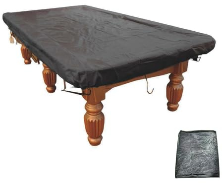 Sinsilvie Funda Mesa de Billar, Negro, 8ft o 9ft, para Bola Ocho y Snooker (El Negro 8ft)