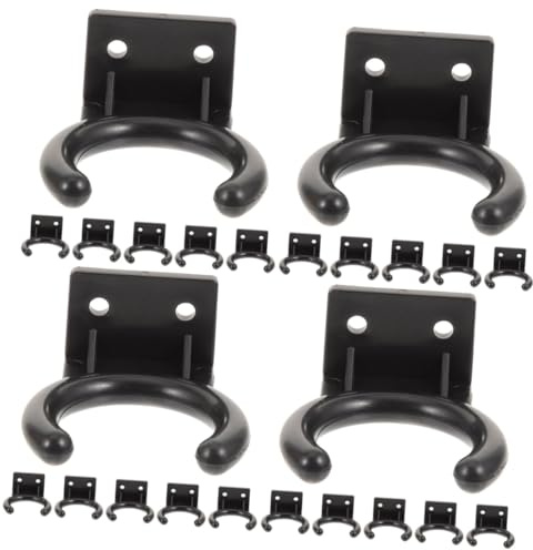 ifundom 4sets Microphone Wall Mounts Mic Holders Microphone Wall Hanging Hooks Ktv Mic Storage Stand for Streaming Heavy Duty Hooks Reliable Stand Accessories