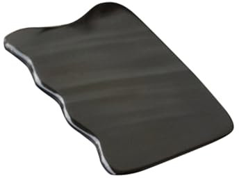 Healeved 3stücke Schwarze Wellenförmige Massagetafel Aus Natur-buffalo-horn Multifunktionales Scraping Massage Tool Für Nacken Und Rückenmassage Für Wellness Und Spa-anwendungen