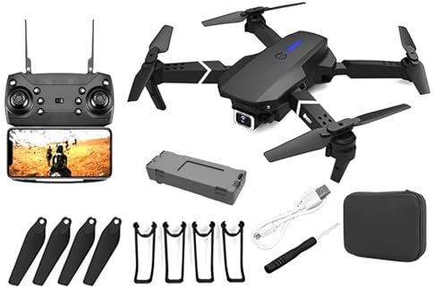 PEBBLE HUG GPS Drone E88 Set, 4K HD Camera