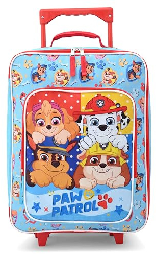 Fast Forward Paw Patrol Pilotenkoffer, 40,6 cm, weiche Seite mit Rollen, 40,6 x 30,5 x 12,7 cm, Paw Patrol 16 Zoll, Soft Luggage, 40,6 cm (16 Zoll) weiches Gepäck