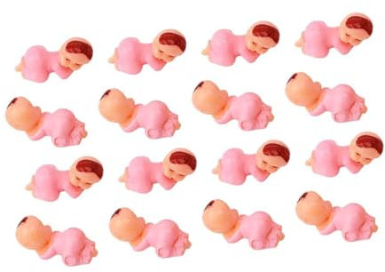 CIYODO 100pcs Bath Toys Lovely Sleeping Boy Girl Shape Doll Bathtub Fun Birthday for Boys and Girls