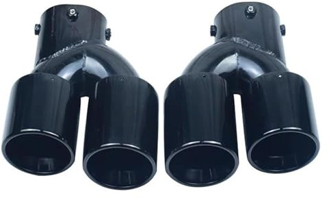 Heckkehle Für B&MW G20 G21 M340i G42 M240i Performance-Auspuff Edelstahl-Schalldämpferspitze Auspuff-Endrohr Auto-Auspuff-Endrohr(Schwarz)