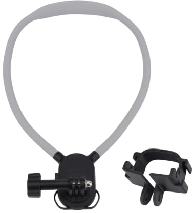 Halsmonteringsadapter för Insta360 Luna Ultra, justerbar nackremsfäste, hängande första vy fotograferingsstativ actionkameratillbehör, bröstfri hållare (adapter + nackrem)