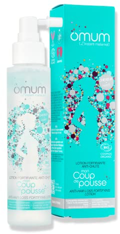 OMUM - Mon Coup de Pousse - Lotion capillaire fortifiante anti-chute - Force, vitalité, densité - Efficacité prouvée dès 45j - Application sans rinçage - Compatible grossesse et allaitement - 100 ml