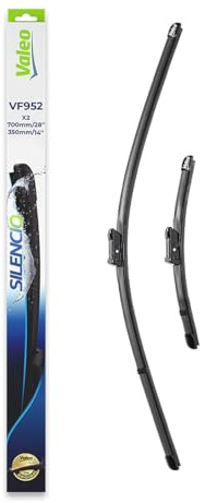 VALEO Silencio Escobilla - VF952 - Kit de Hojas Planas Originales 700 mm/350 mm - Alto Rendimiento, Visibilidad Superior en Carretera, Fácil Instalación - Delanteras - Juego de 2 Escobillas - 577952