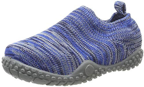 Playshoes Strick, Chaussons Bas mixte enfant, Bleu (Blau 7), 24/25 EU