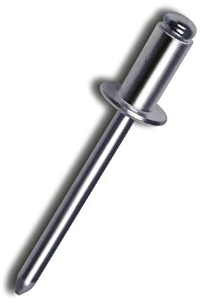 DOJA Barcelona Pop Rivets - Pack 100-4,8x18mm - Aluminium Blind Rivets, Pop Blind and Metal Rivets for Joining All Types of Metal with Pneumatic or Manual Riveting Tools