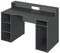 Habitdesign Mesa Gamer, Mesa de Ordenador, Modelo Ozone, Acabado en Gris Antracita, Medidas: 136 cm (Largo) x 67 cm (Ancho) x 73-88 cm (Alto), Grande (004601Z)