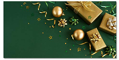 Tulup Acrylglas Druck Weinachten - 100x50cm - Wandkunst - Plexiglas Bild Deko Glas - Wandbild Kunststoff - Dekorative für Küche & Wohnzimmer - Geschenke Winter-Feiertags-Dekorationen