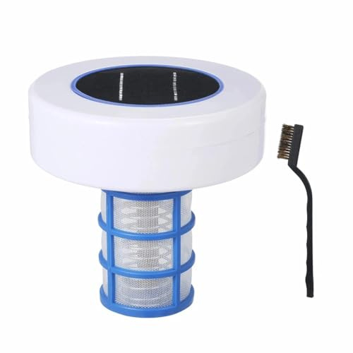 Duokon Solar-Pool-Ionisator, Solarbetriebener Pool-Ionisator-Reiniger, Schwimmbad-SPA-Brunnen-Reinigungsgeräte, ABS + Stahldraht
