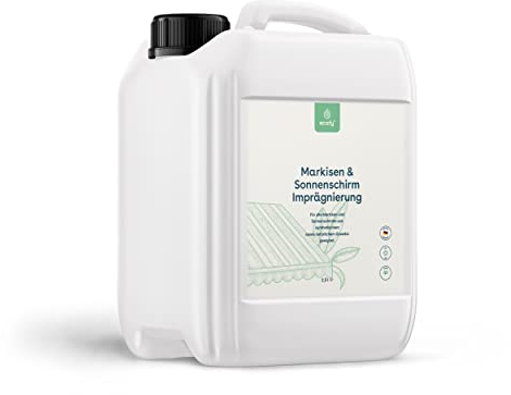 eco:fy Markisen und Sonnenschirm Imprägnierung Spray Sonnensegel Schutz vor Feuchtigkeit und Schmutz UV-stabil (2,5 Liter)