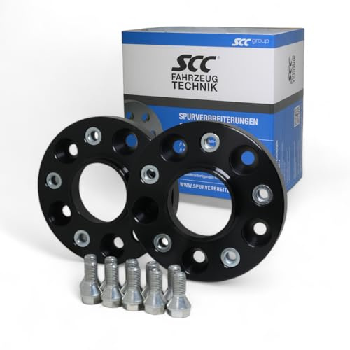SCC Spurverbreiterungen Spurplatten 2x30mm 5x130-13051BWS kompatibel mit Mercedes-Benz G
