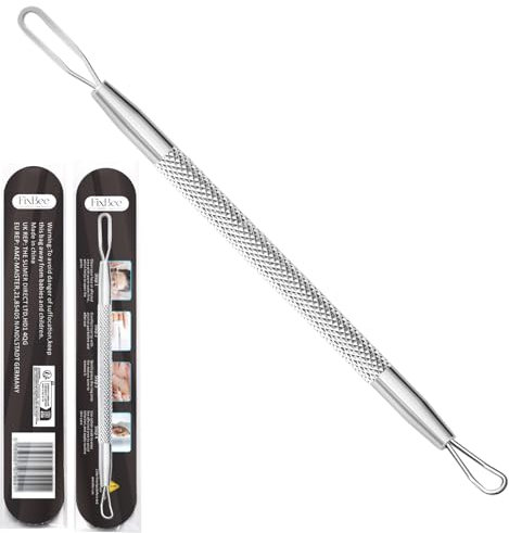 Blackhead Remover, Black Head Remover for Face & Nose Skincare- Pore Remover Blackheads Scraper, Spot Popper Tool, Comedone Extractor, Pimple Popper, Spot Squeezer Tool, Milia Whitehead Picker