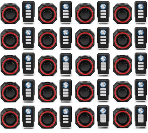 NineLeaf Bike Alarms for Ebikes,Bike Alarm with Remote,Motorcycle Alarm System,IP65 Waterproof,113db super loud,USB Charging, Suitable for Bicycles,Motorcycles,Electric Bikes,Electric Scooters,20PK